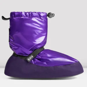 Boots d'échauffement BLOCH métallisées mauves