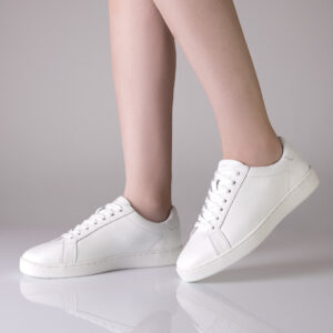 Baskets SUNY-7025 cuir blanc Anna Kern