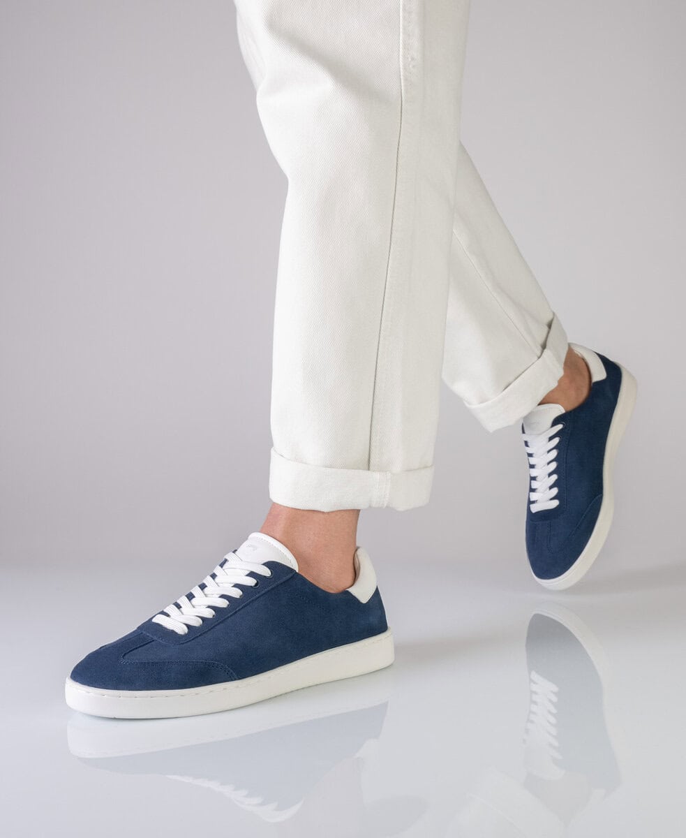 Baskets SUNY-7405 daim bleu Anna Kern