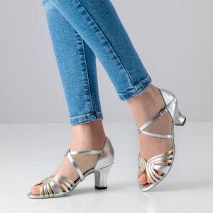 Chaussures KIM-60 nappa argent platine Werner Kern