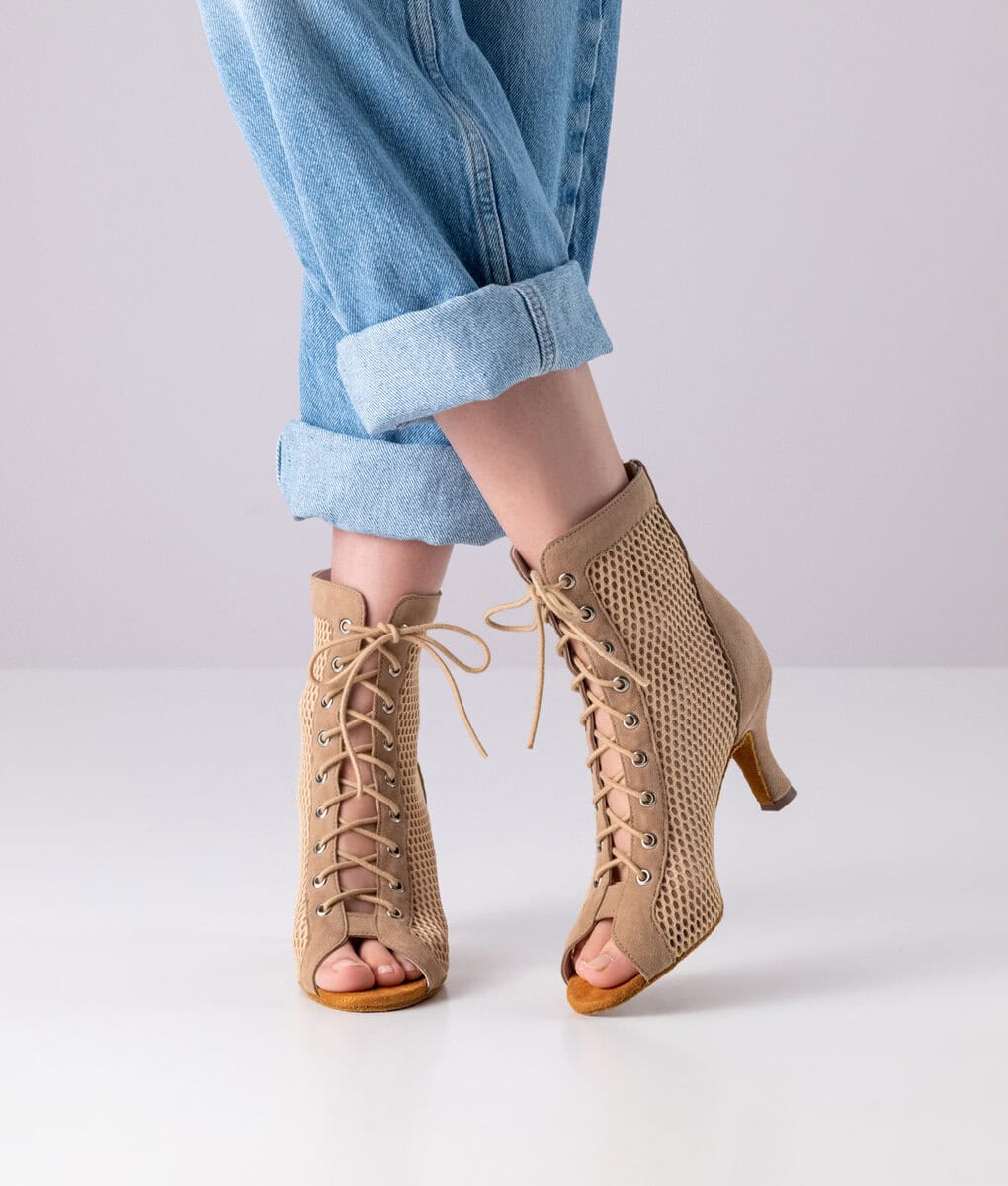 Bottines MELISANDE-60 daim beige Anna Kern